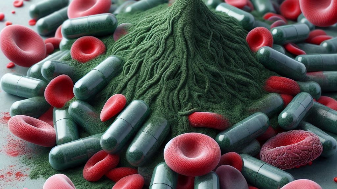 اسپیرولینا برای درمان کم خونی