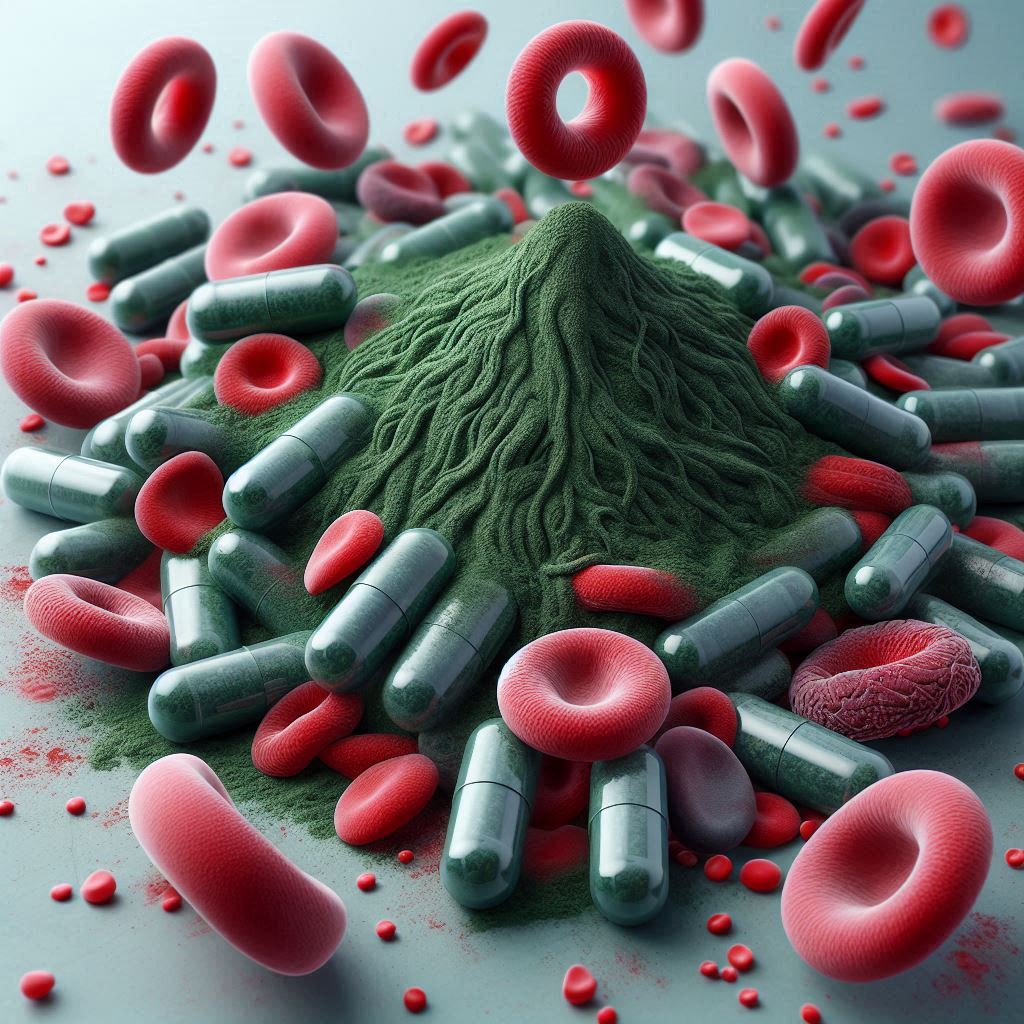 اسپیرولینا برای درمان کم خونی