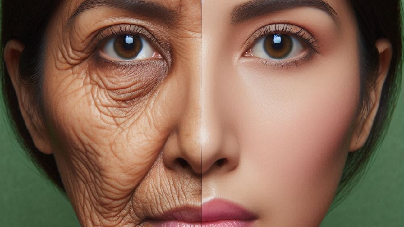 اسپیرولینا برای پوست و جوان سازی