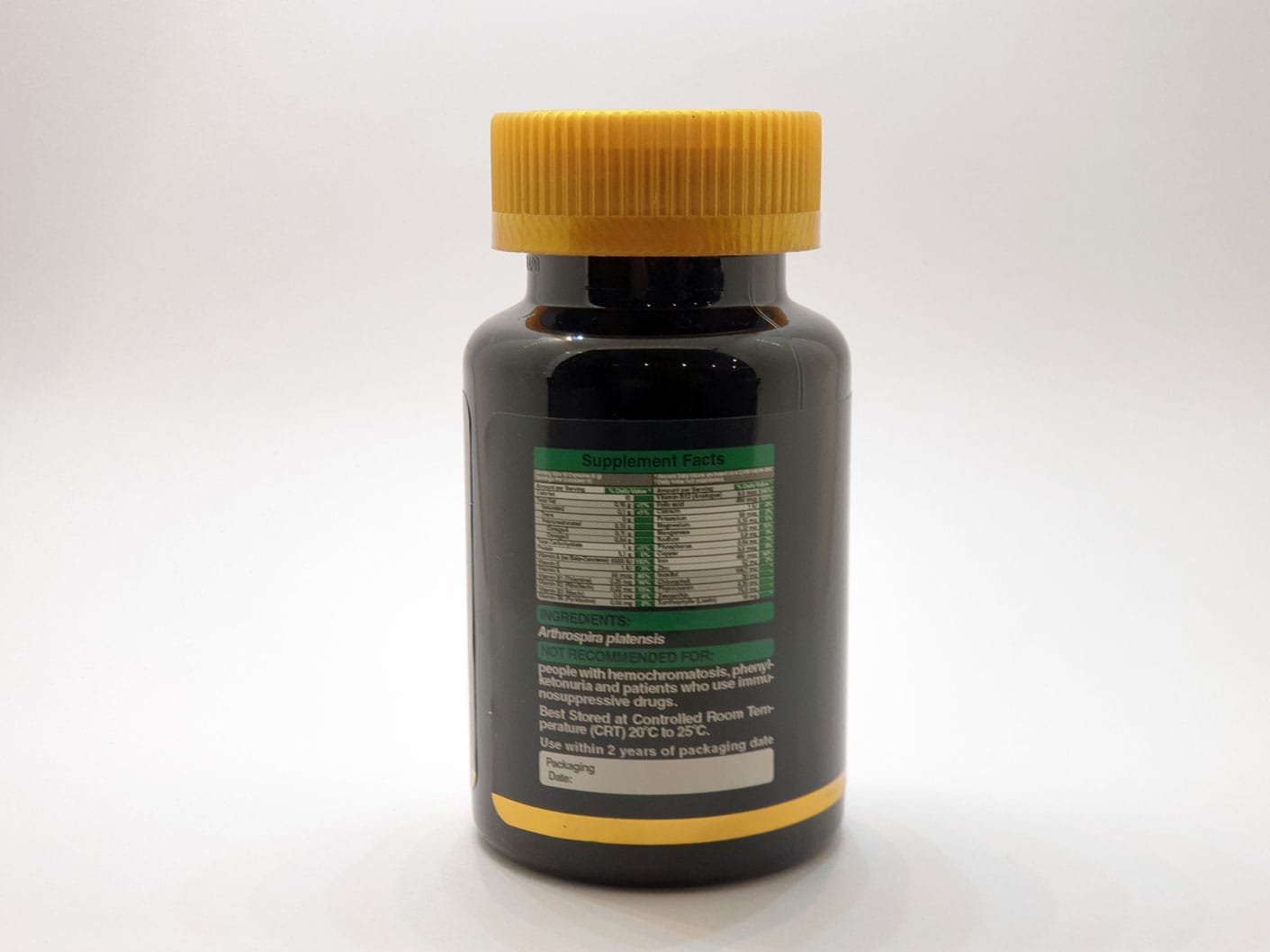 کپسول جلبک اسپیرولینا اسپیرو