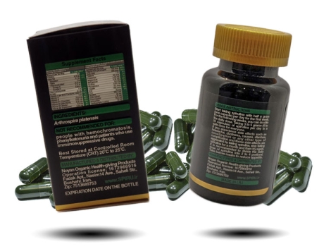 200 عدد کپسول جلبک اسپیرولینا اسپیرو