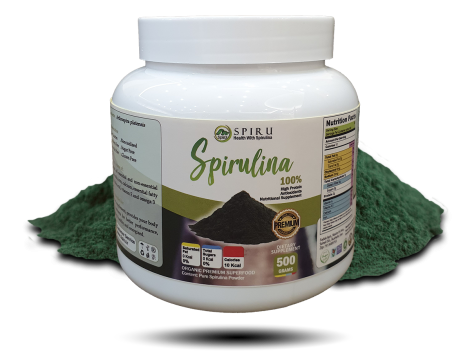 500 گرم پودر جلبک اسپیرولینا اسپیرو