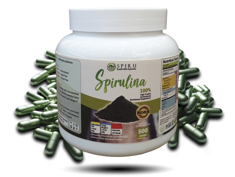 600 عدد کپسول جلبک اسپیرولینا اسپیرو