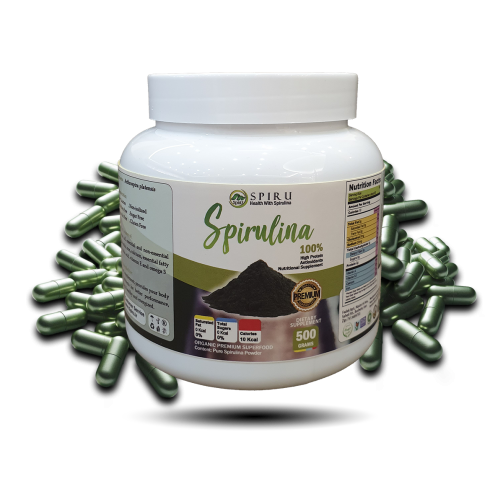 600 عدد کپسول جلبک اسپیرولینا اسپیرو