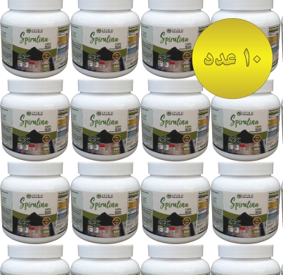 کارتن 10 عددی کپسول خوراکی جلبک اسپیرولینا 600 عددی
